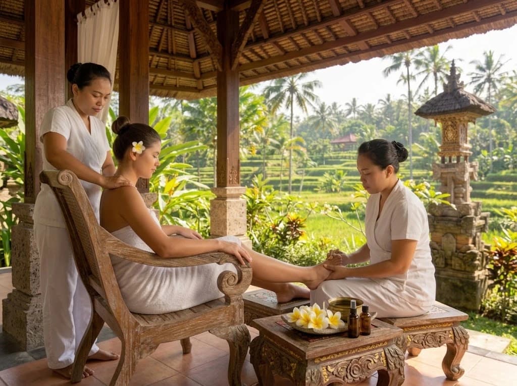 Back and Foot Massage